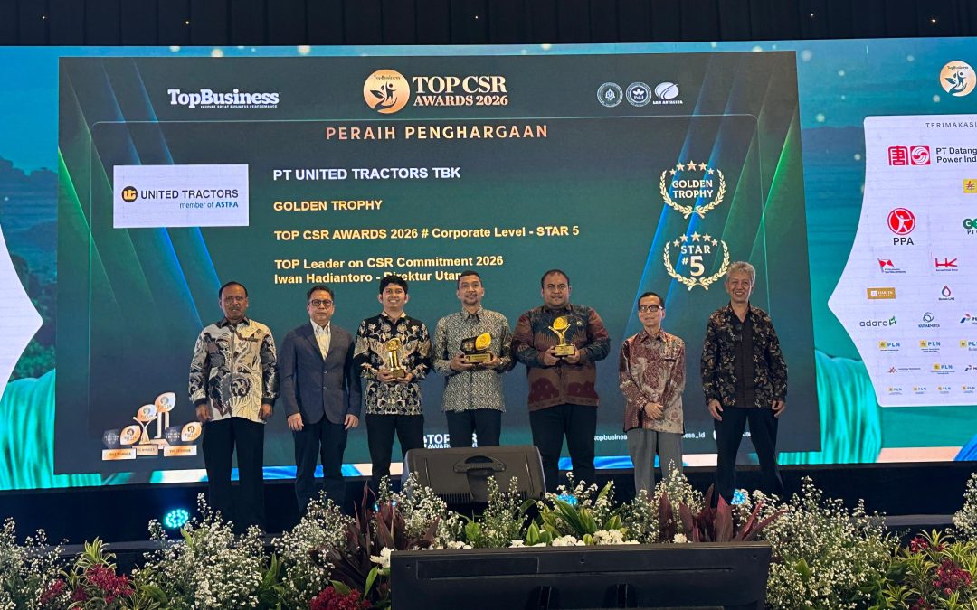 United Tractors Group Recognized at TOP CSR Awards 2026 for Commitment to Sustainability